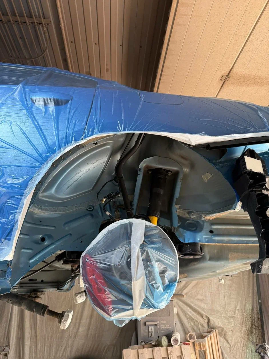 Левая колёсная арка Dodge Charger до пескоструйной очистки